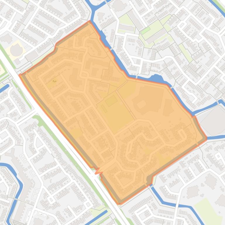 Kaart van de buurt Pauwenkamp.