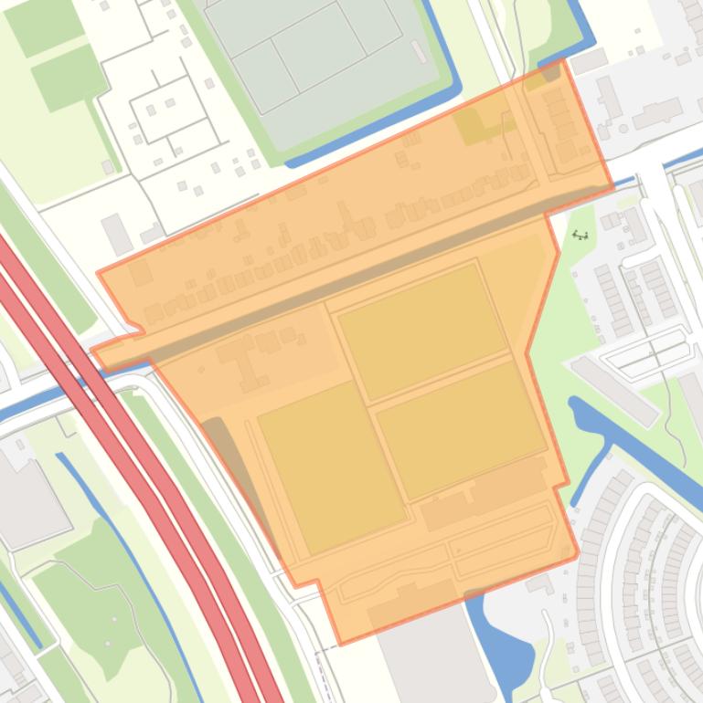 Kaart van de buurt Pauwmolen.