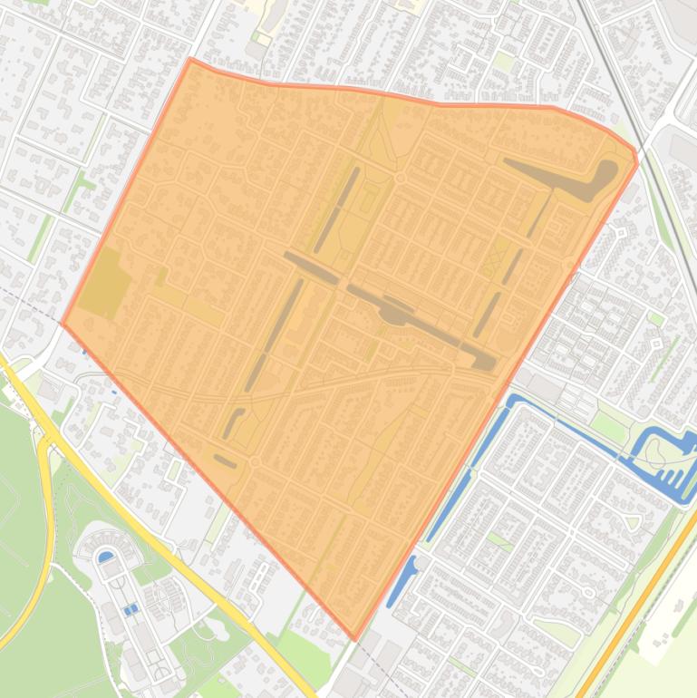 Kaart van de buurt Petenbos.