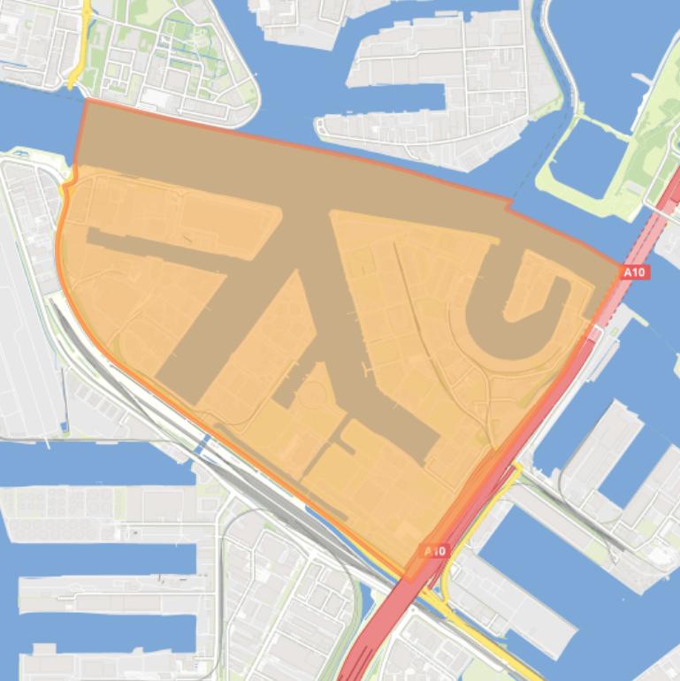 Kaart van de buurt Petroleumhaven.