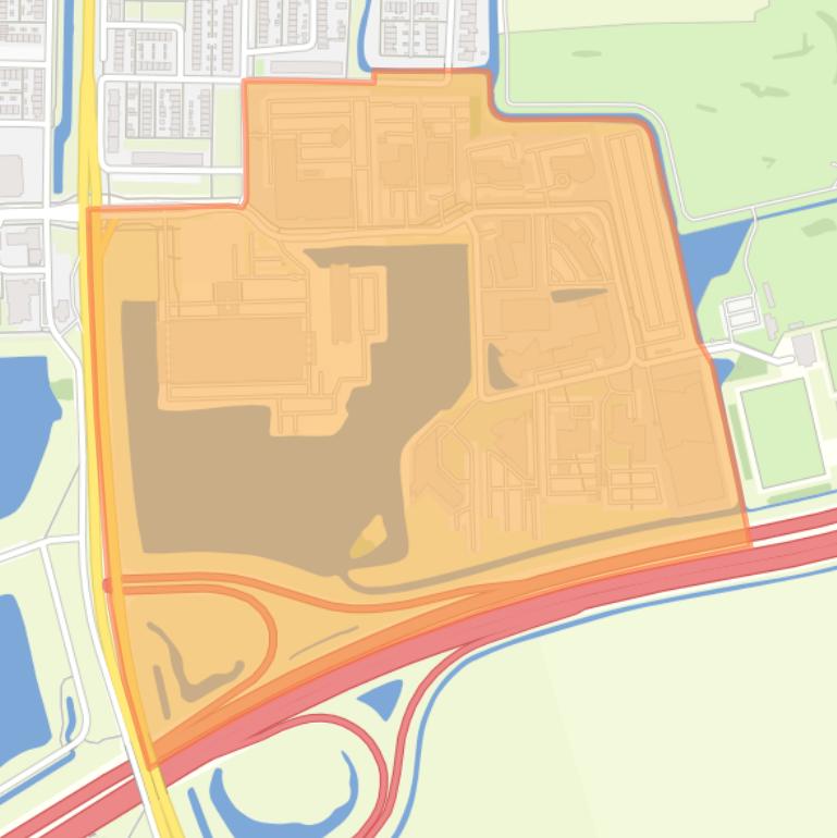 Kaart van de buurt Pettelaarpark.