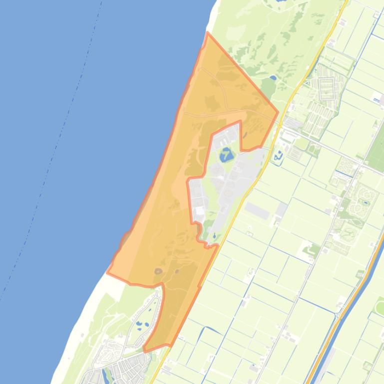 Kaart van de buurt Pettemerduinen.