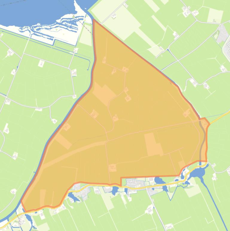 Kaart van de buurt Pieperpolder.