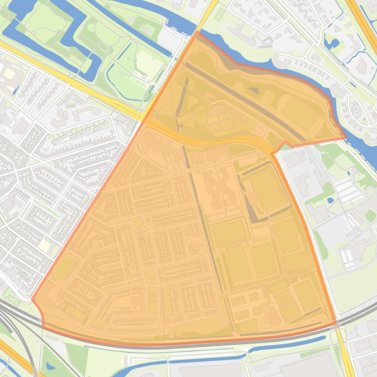 Kaart van de buurt Pierik.