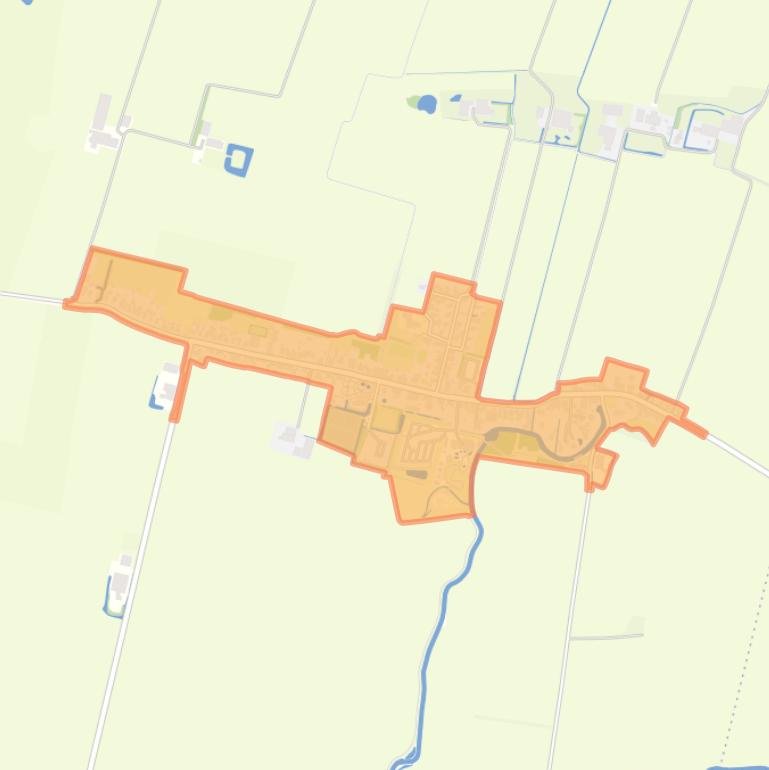 Kaart van de buurt Pieterburen.