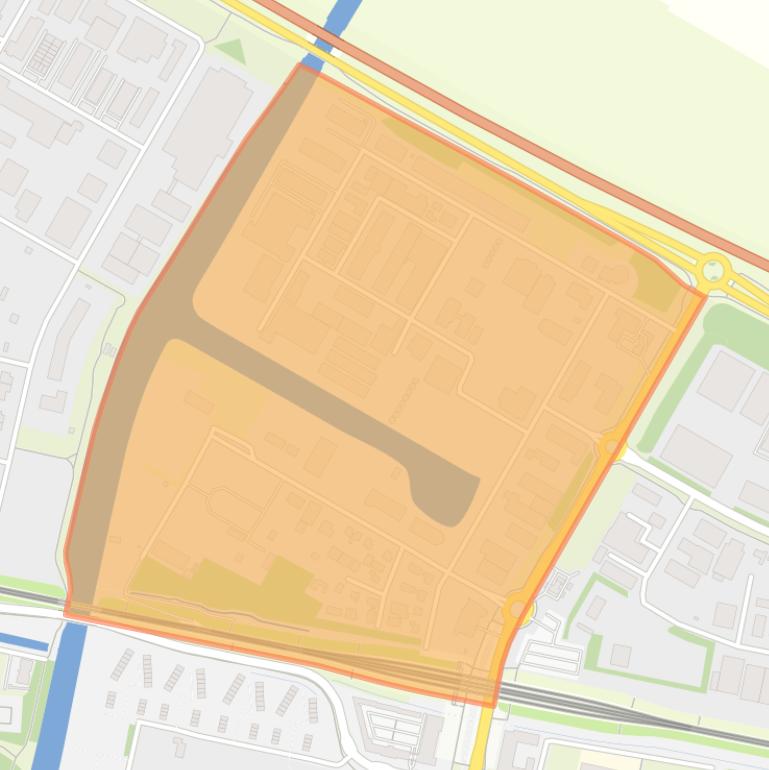 Kaart van de buurt Pioniersweg.