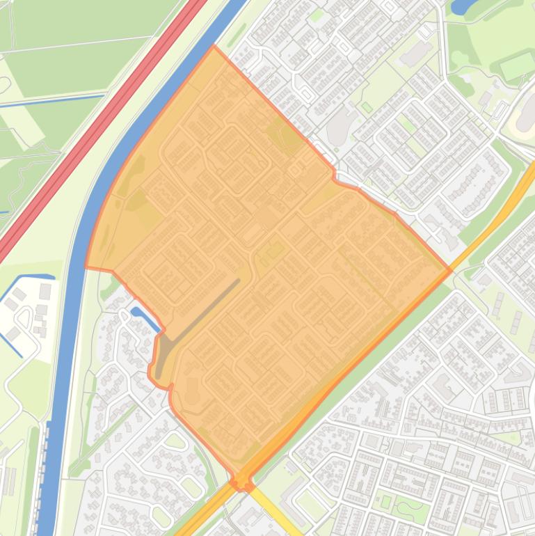 Kaart van de buurt Pittelo Midden.