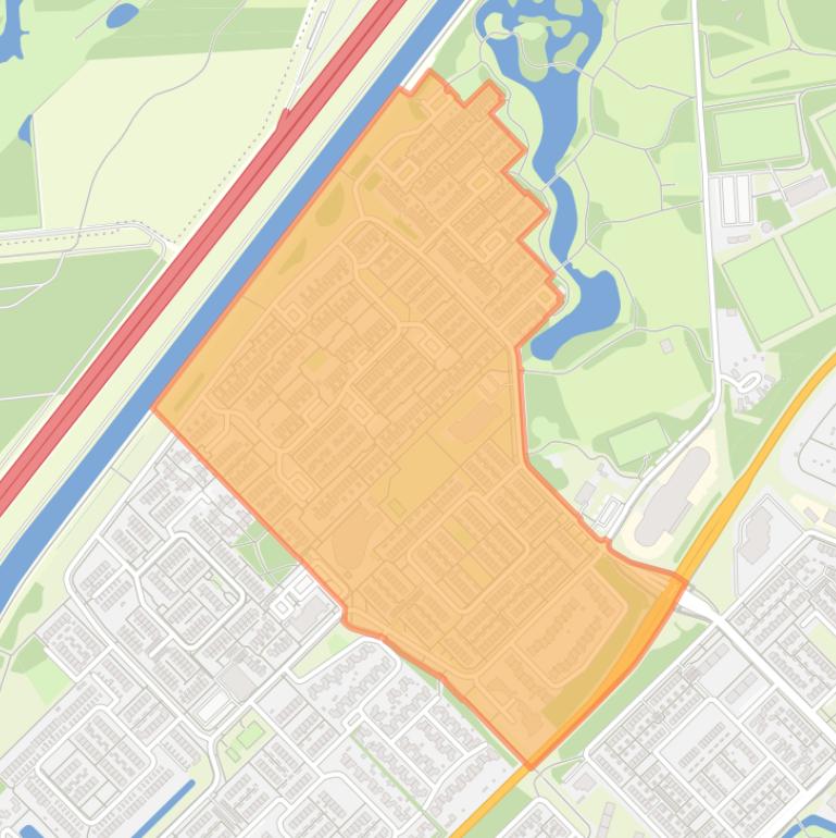 Kaart van de buurt Pittelo Noord.