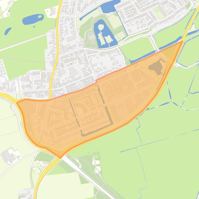 Kaart van de buurt Plan Mosselaan.