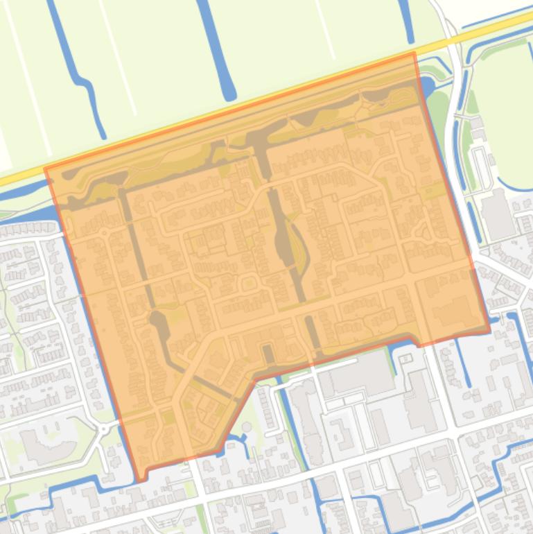 Kaart van de buurt Plan Noord.