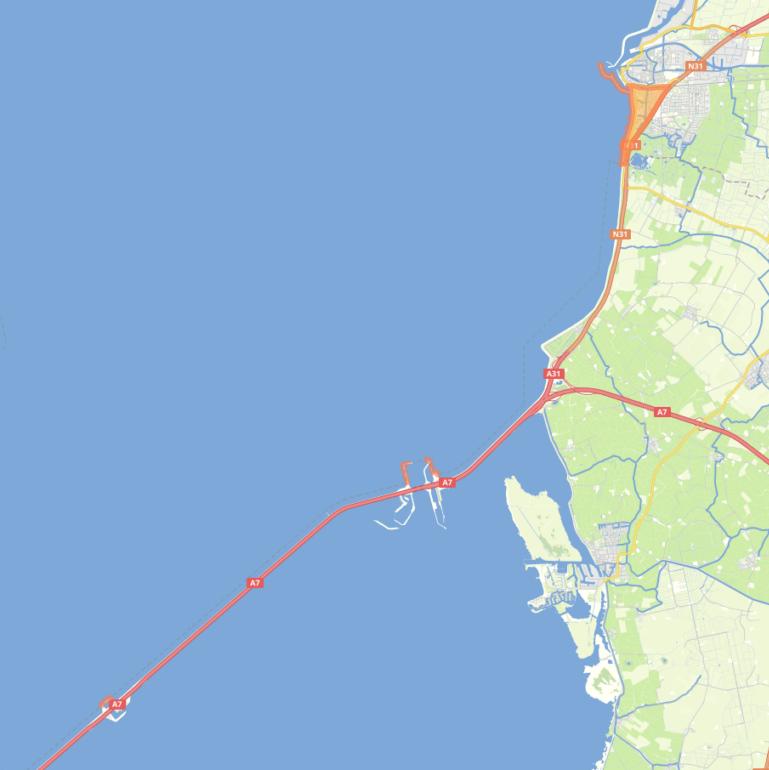 Kaart van de buurt Plan-Zuid.