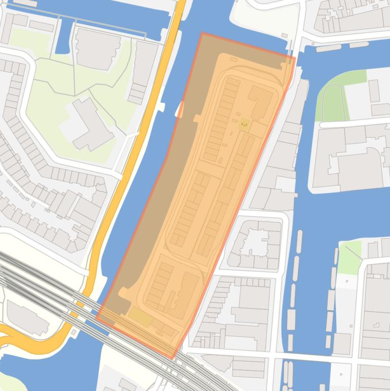 Kaart van de Planciusbuurt-Noord.