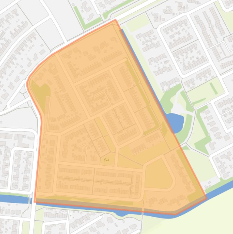 Kaart van de buurt Planetenwijk.