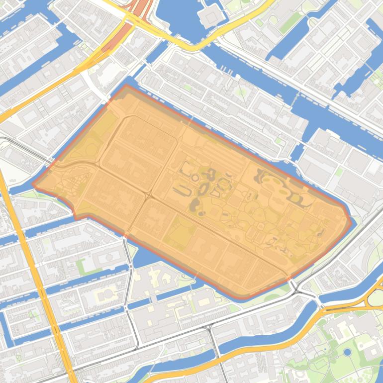 Kaart van de buurt Plantage.