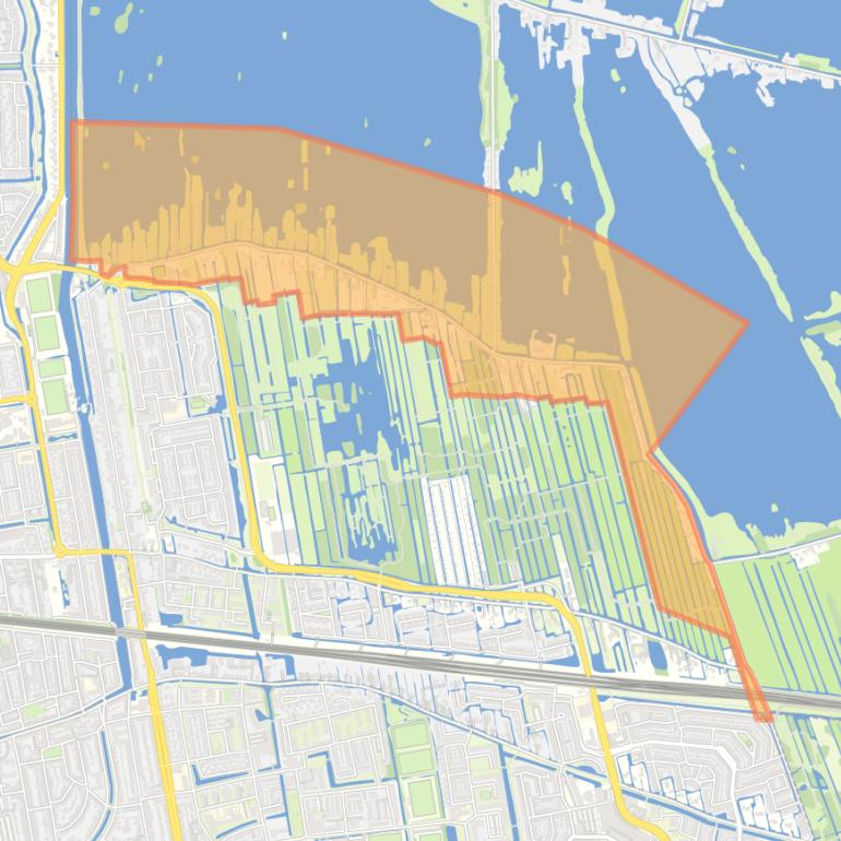 Kaart van de buurt Platteweg.