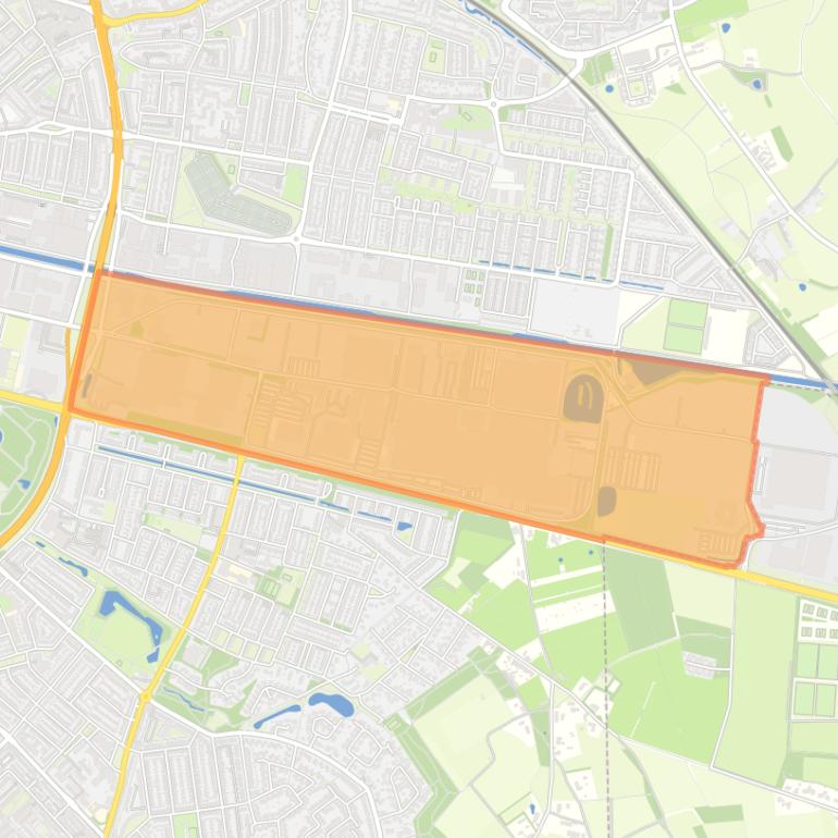 Kaart van de buurt Poeijers.