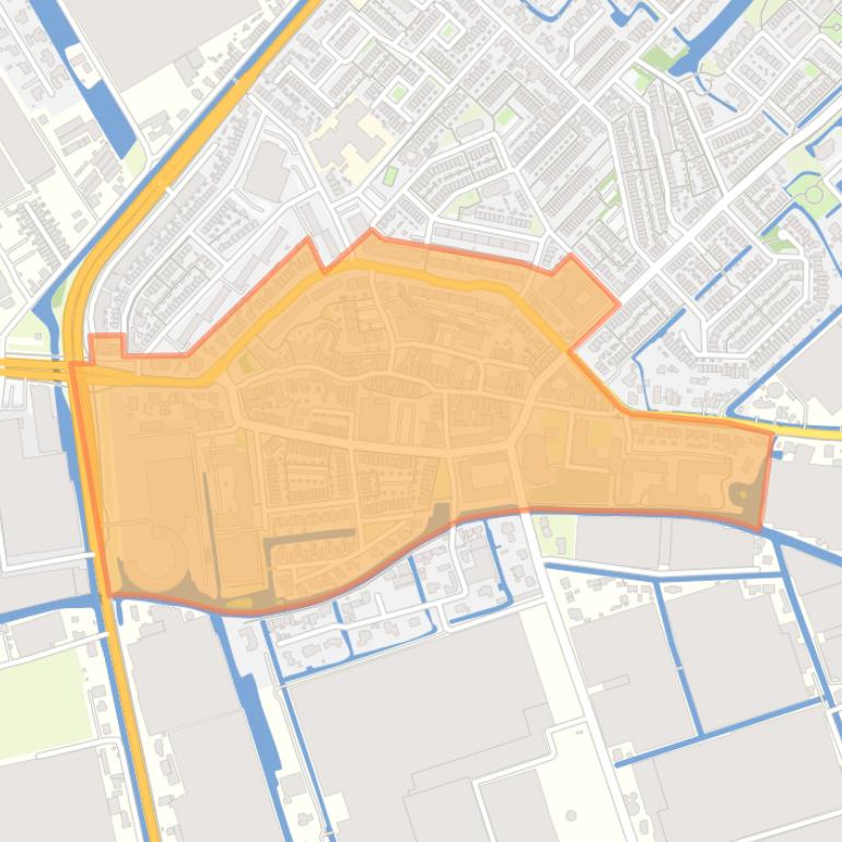 Kaart van de buurt Poeldijk Centrumgebied.