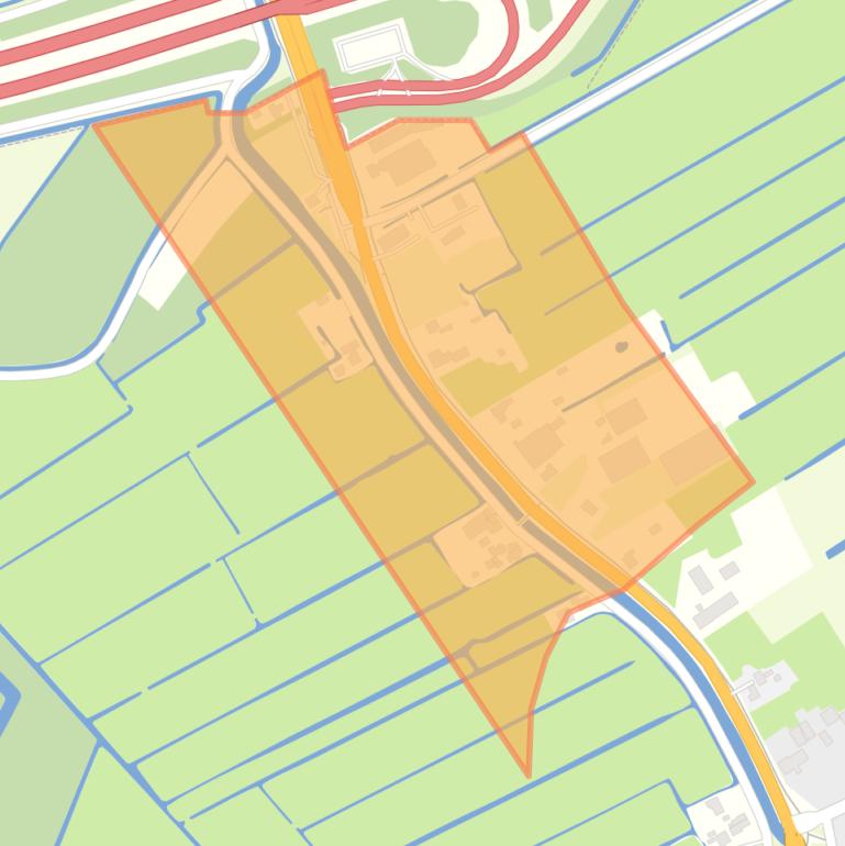 Kaart van de buurt Polanen.