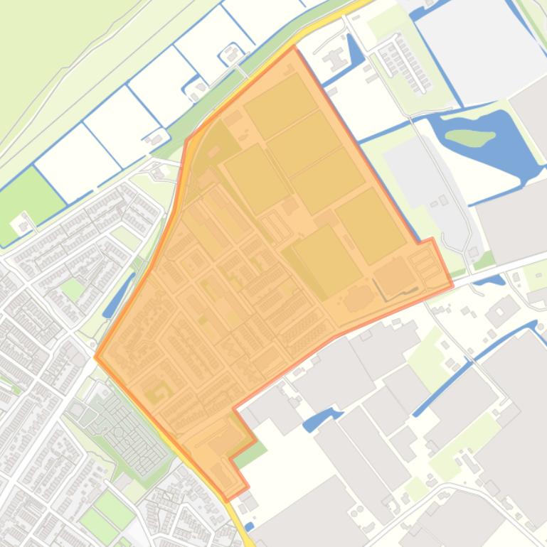 Kaart van de buurt Polanen.