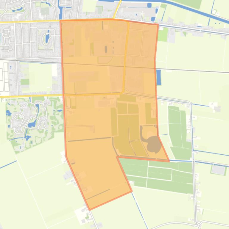 Kaart van de buurt Polder De Nijverheid.