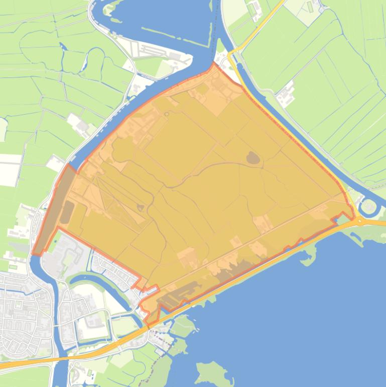 Kaart van de buurt Polder Dorssewaard.