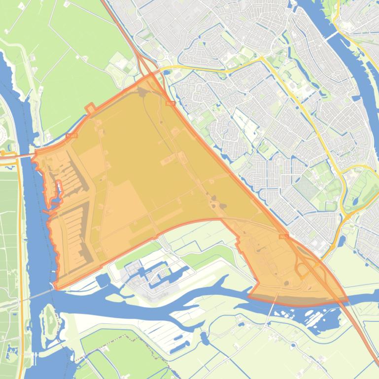 Kaart van de buurt Polder Dronthen.