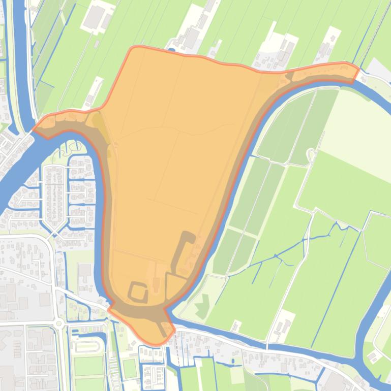 Kaart van de buurt Polder Souburgh.