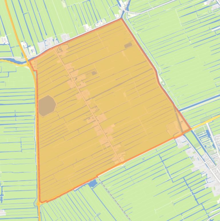 Kaart van de buurt Polder Spengen.