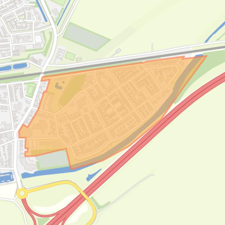 Kaart van de buurt Poldertje.