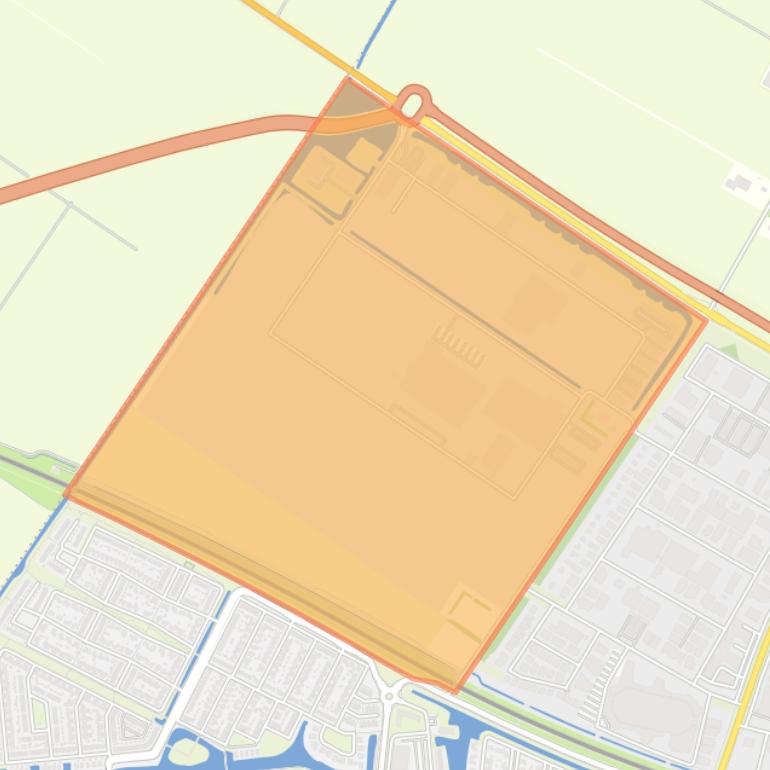 Kaart van de buurt Poort van Dronten.