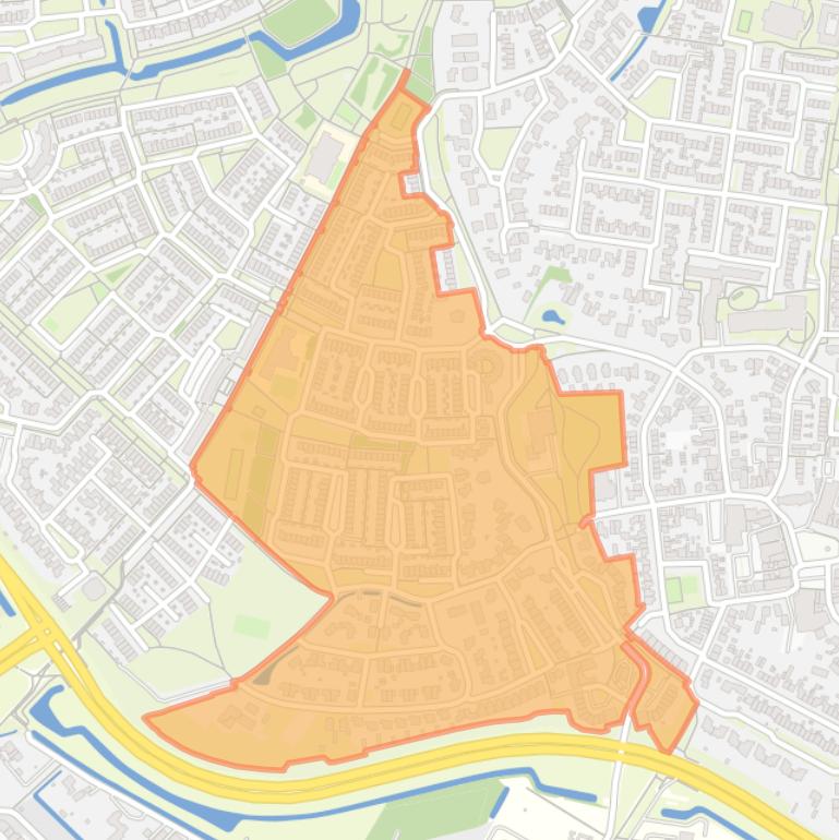 Kaart van de buurt Poorten.