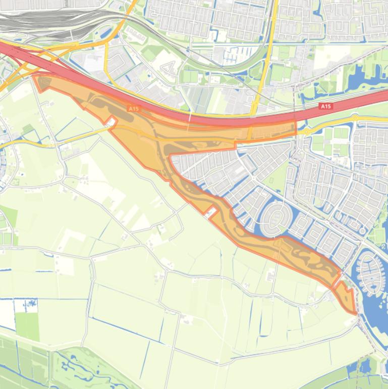 Kaart van de buurt Portland-Koedoodzone.