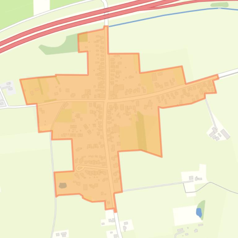 Kaart van de buurt Posterenk Dorpskern.