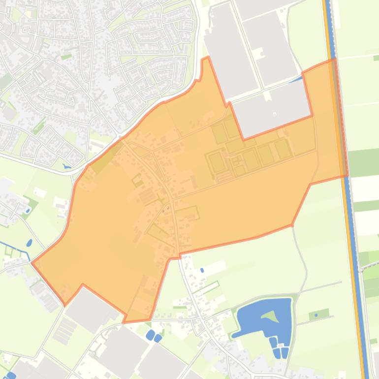 Kaart van de buurt Potakker.