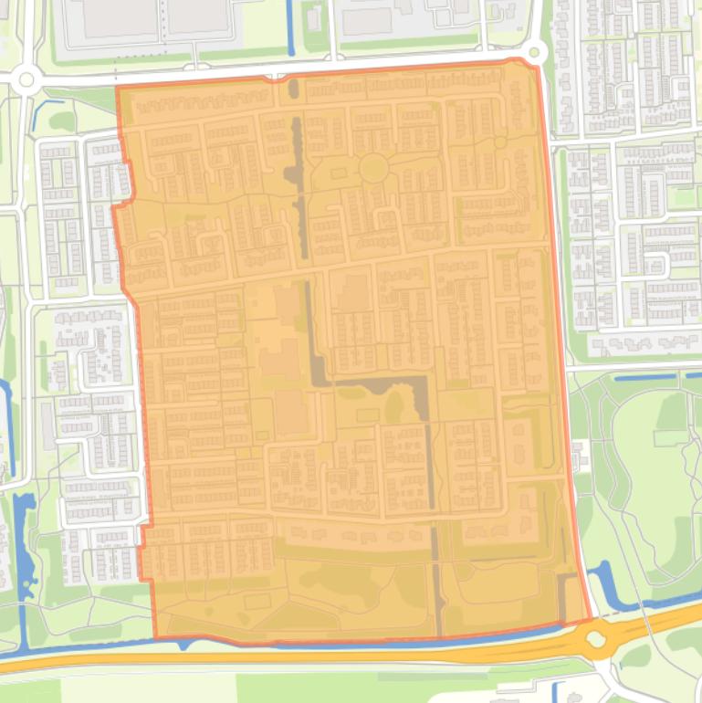 Kaart van de buurt Princenhof Bovenkarspel.