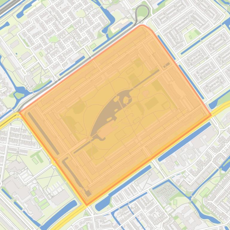 Kaart van de buurt Prinsenhof hoog.