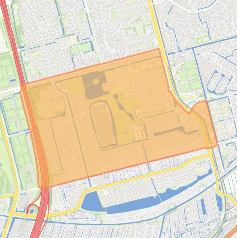 Kaart van de buurt Prinsenland.