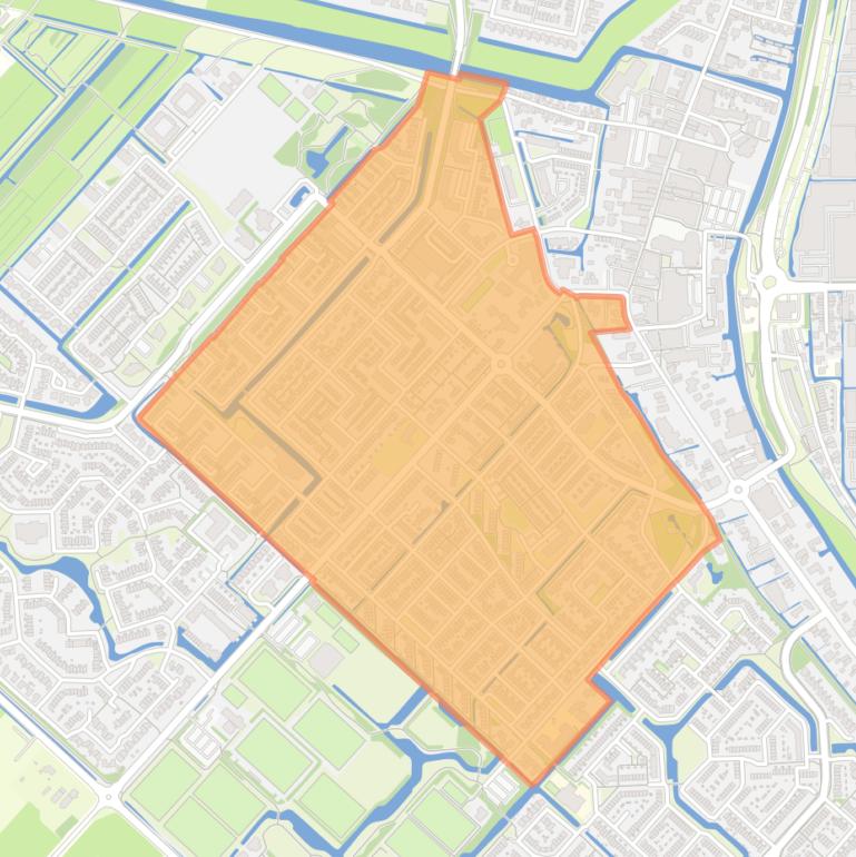 Kaart van de buurt Proostdijland.