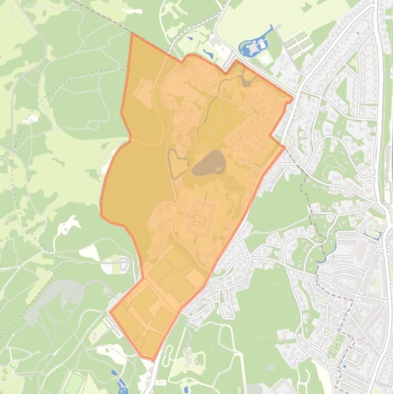 Kaart van de buurt Provinciaal Ziekenhuis.