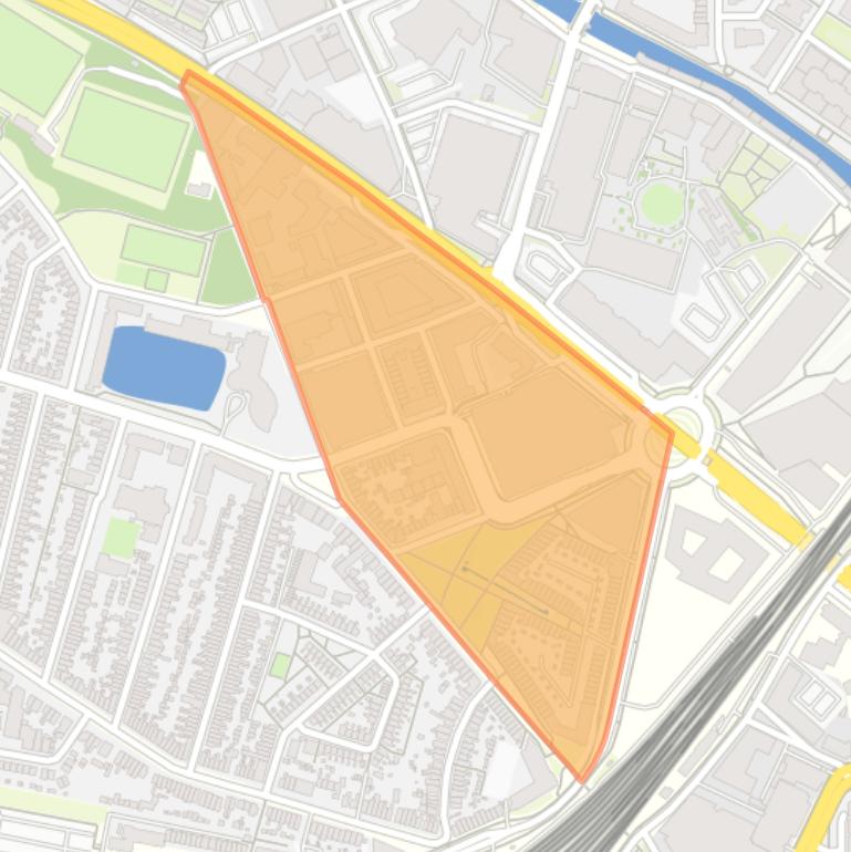 Kaart van de buurt Puntenburg.