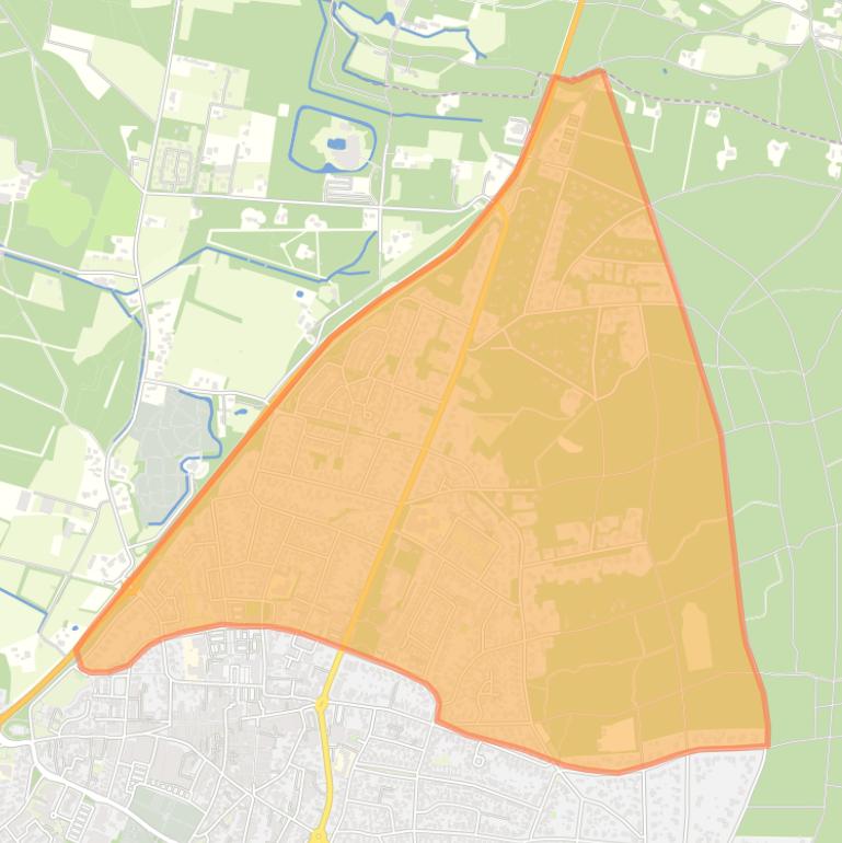 Kaart van de buurt Putten-Noord.