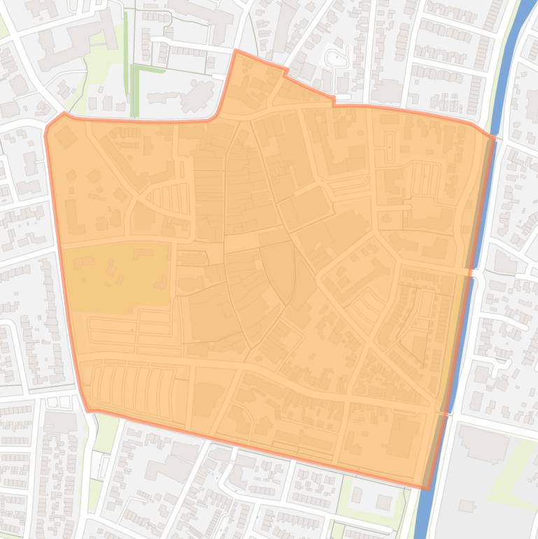 Kaart van de buurt Raalte Centrum.