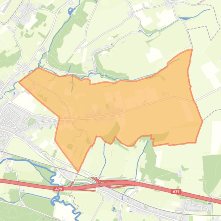 Kaart van de buurt Raar.