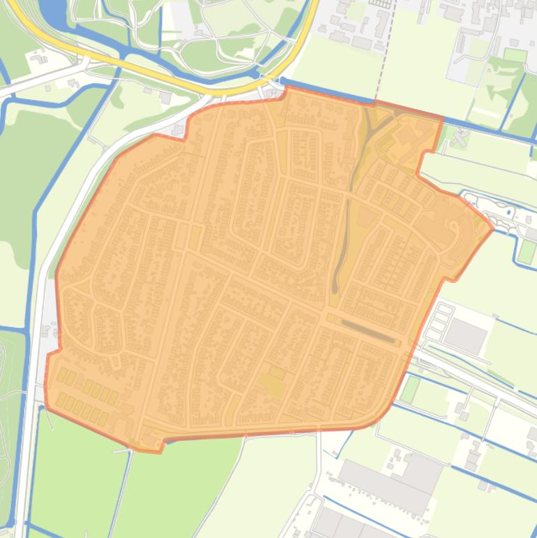 Kaart van de buurt Ramplaankwartier.