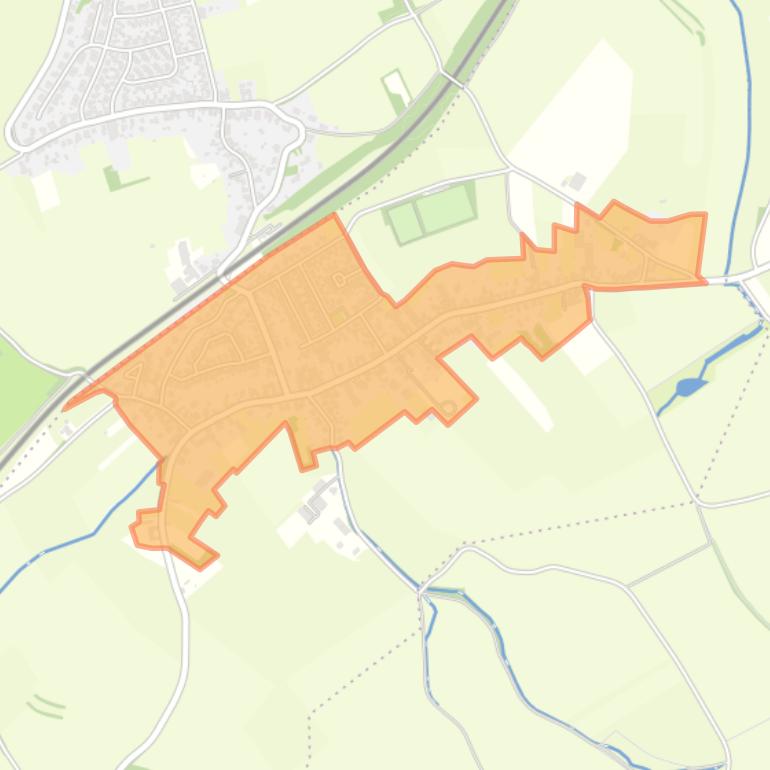 Kaart van de buurt Ransdaal.