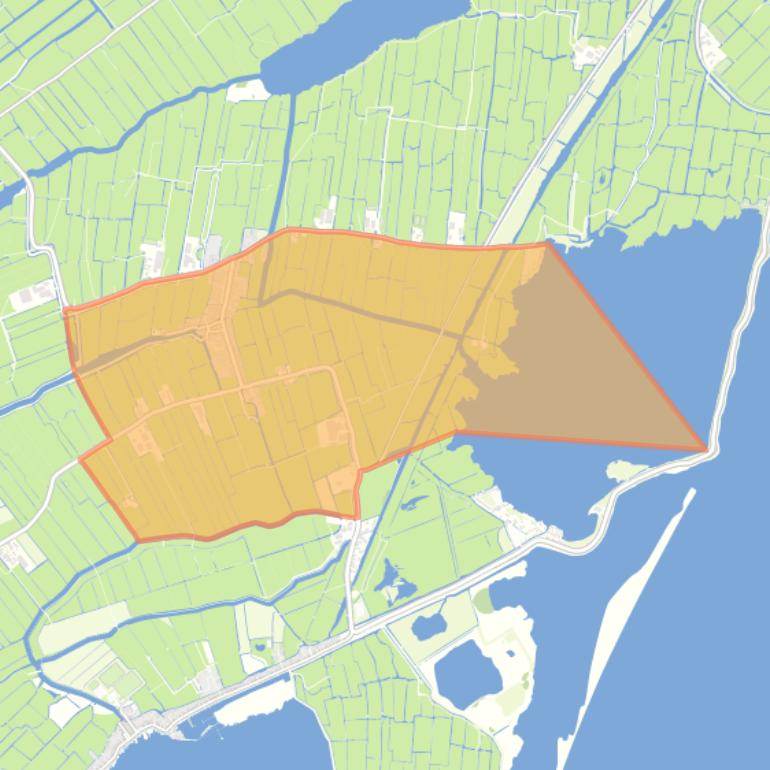 Kaart van de buurt Ransdorp.