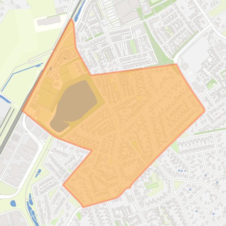 Kaart van de buurt Rauwbraken.