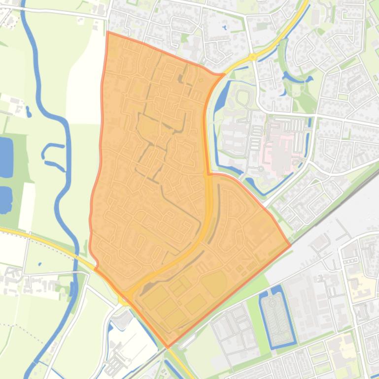 Kaart van de buurt Rauwenhof.