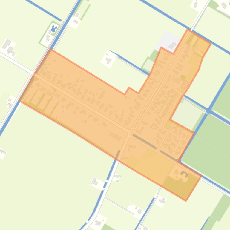 Kaart van de buurt Ravenswoud.