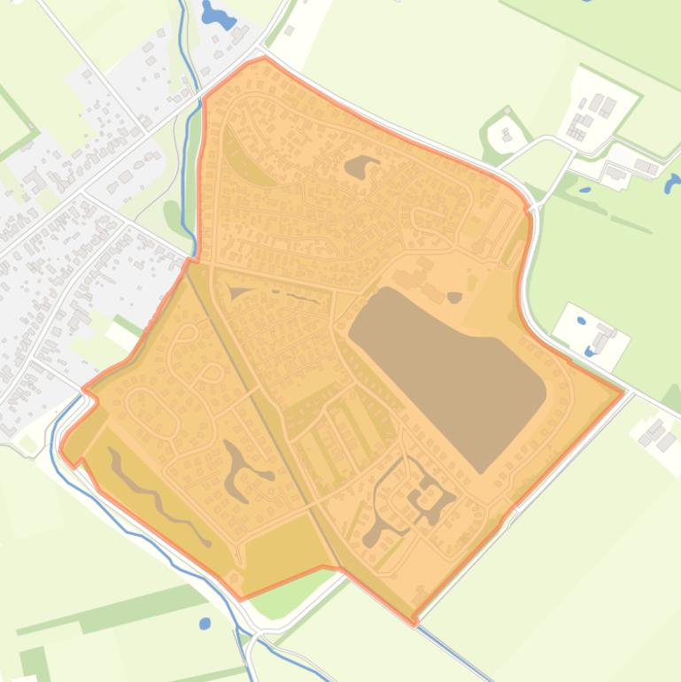 Kaart van de buurt Recreatiepark Hommelheide.